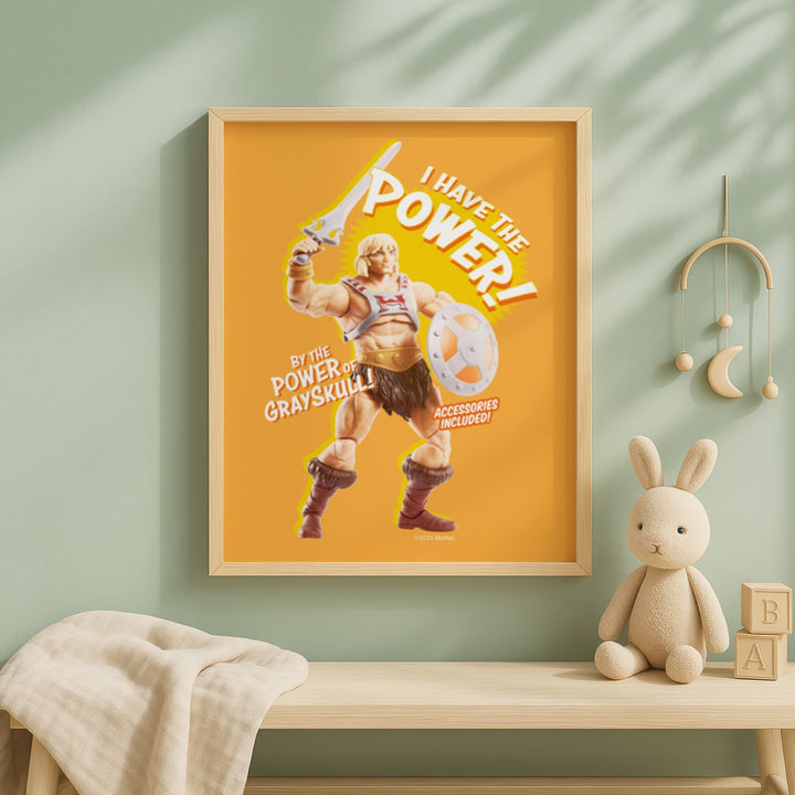 He Man Masters of the Universe Toy Box Cover Print wall - art - picture - poster