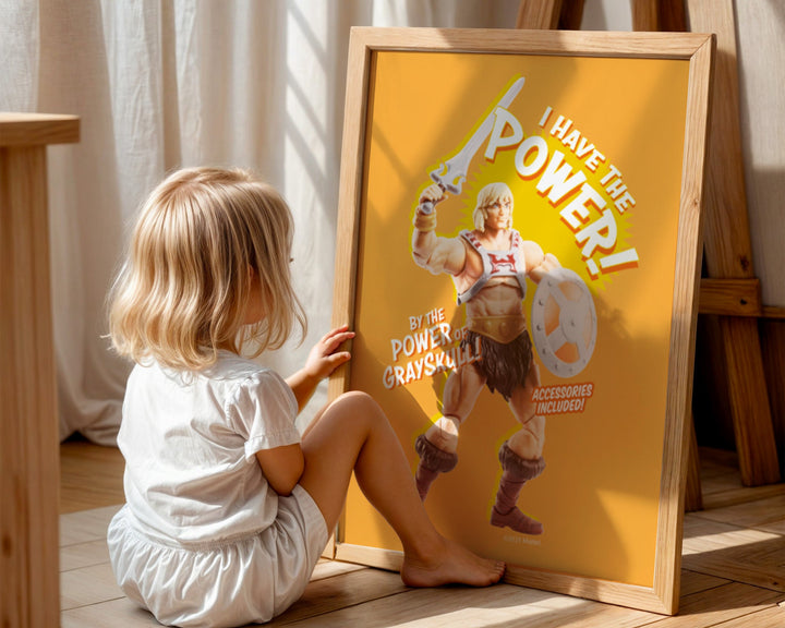 He Man Masters of the Universe Toy Box Cover Print wall - art - picture - poster