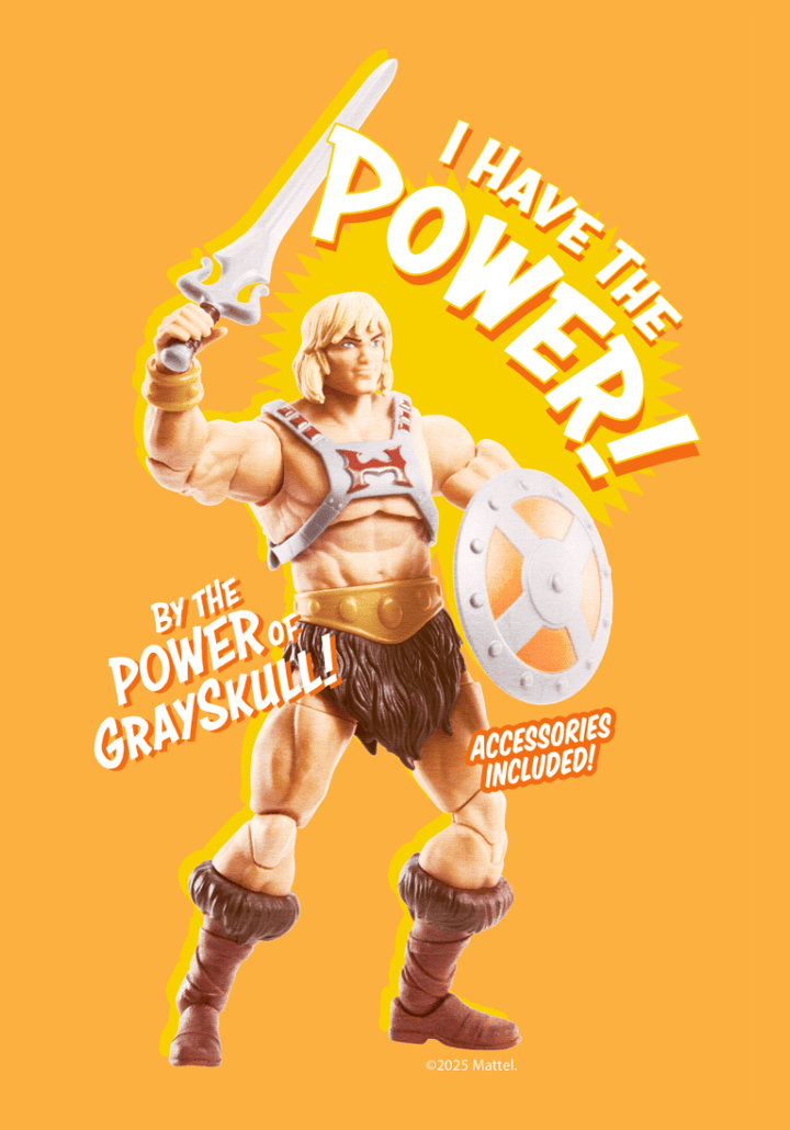 He Man Masters of the Universe Toy Box Cover Print frame