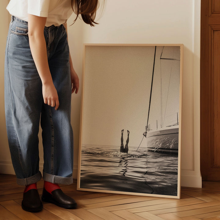 Head First Photograph by Julian Van Bausch wall - art - picture - poster