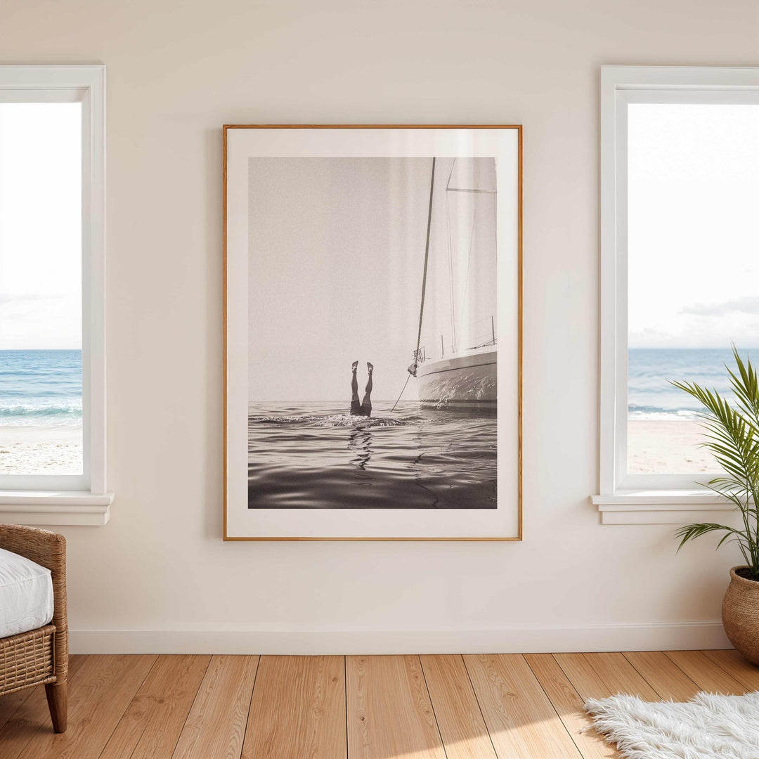 Head First Photograph by Julian Van Bausch wall - art - picture - poster