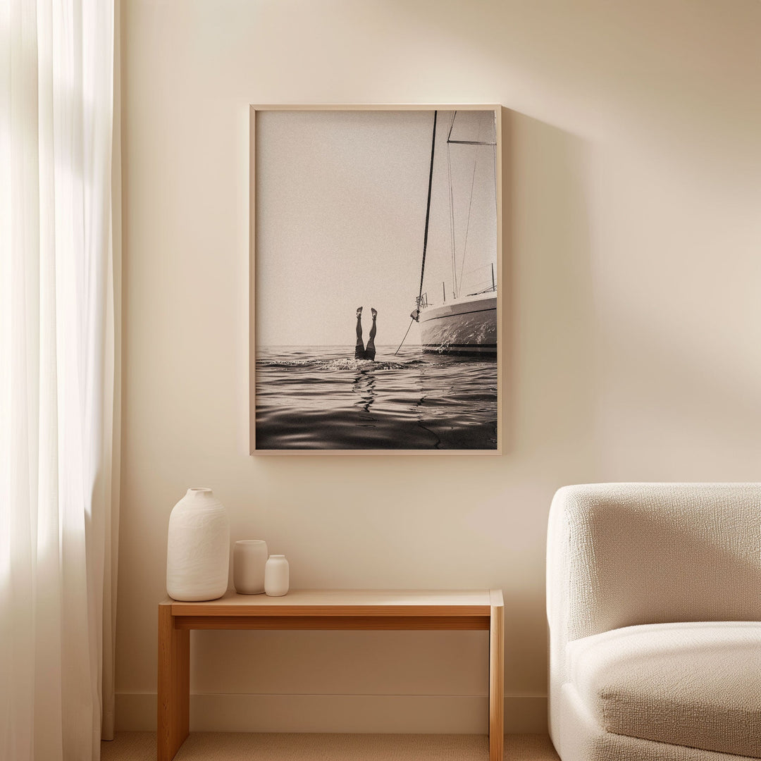 Head First Photograph by Julian Van Bausch wall - art - picture - poster