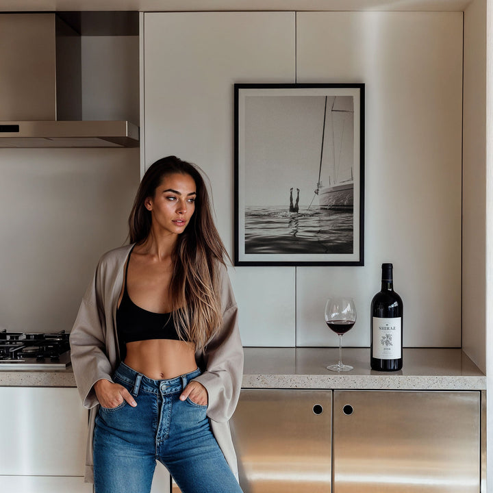 Head First Photograph by Julian Van Bausch wall - art - picture - poster