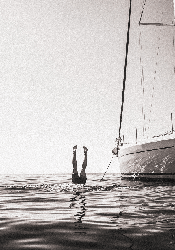 Head First Photograph by Julian Van Bausch Vintage Slim Aarons Vibe Amalfi Coast Photo frame