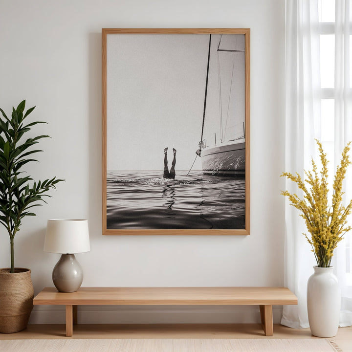 Head First Photograph by Julian Van Bausch wall - art - picture - poster