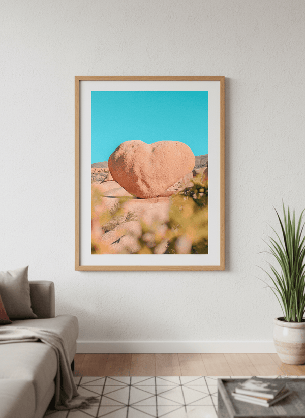 Heart Rock In Joshua Tree National Park, California By Tom Windeknecht