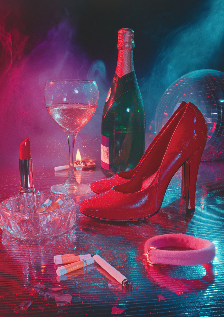 Heels and Bad Decisions Wall Art