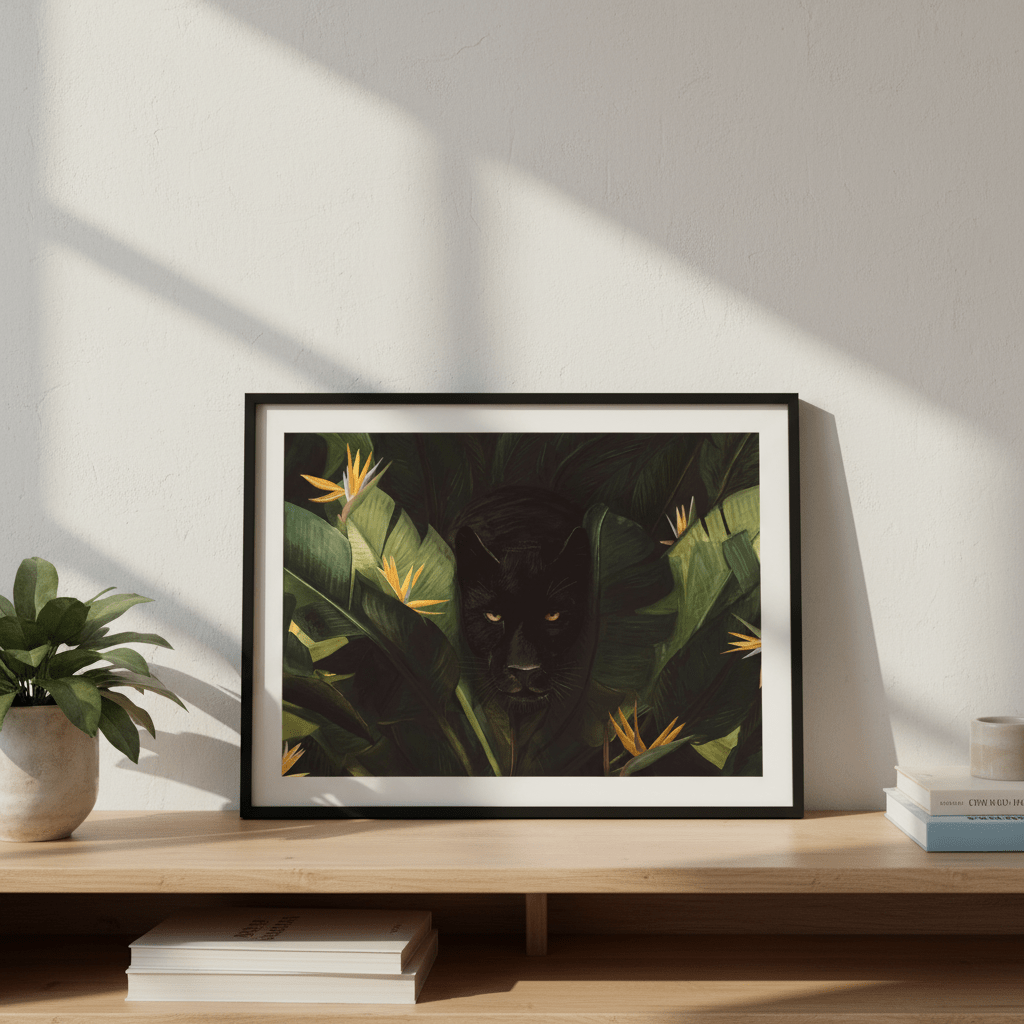 Hello Panther by Florent Bodart wall - art - picture - poster
