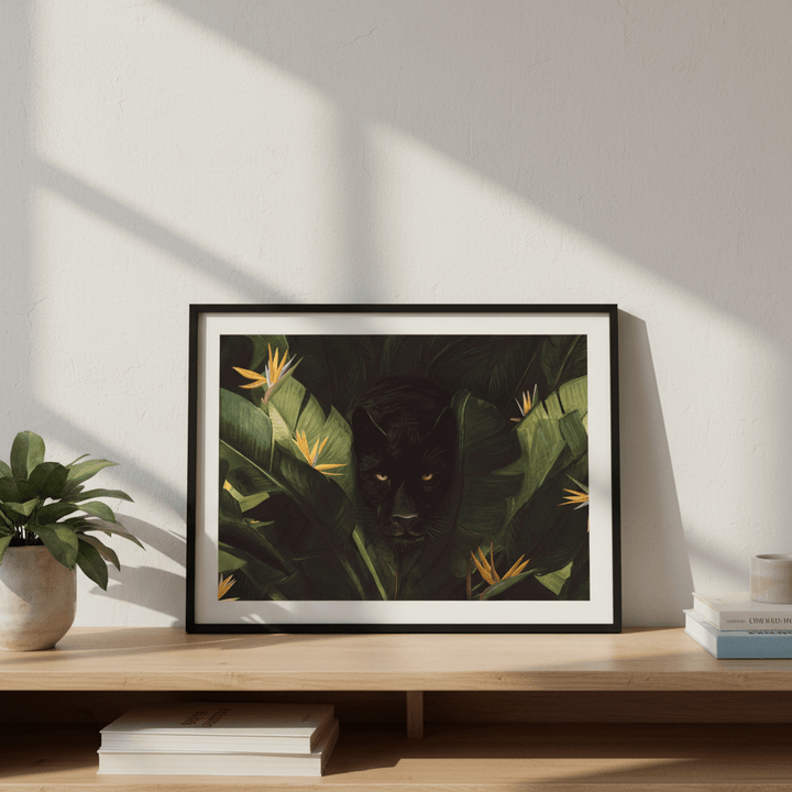 Hello Panther by Florent Bodart wall - art - picture - poster