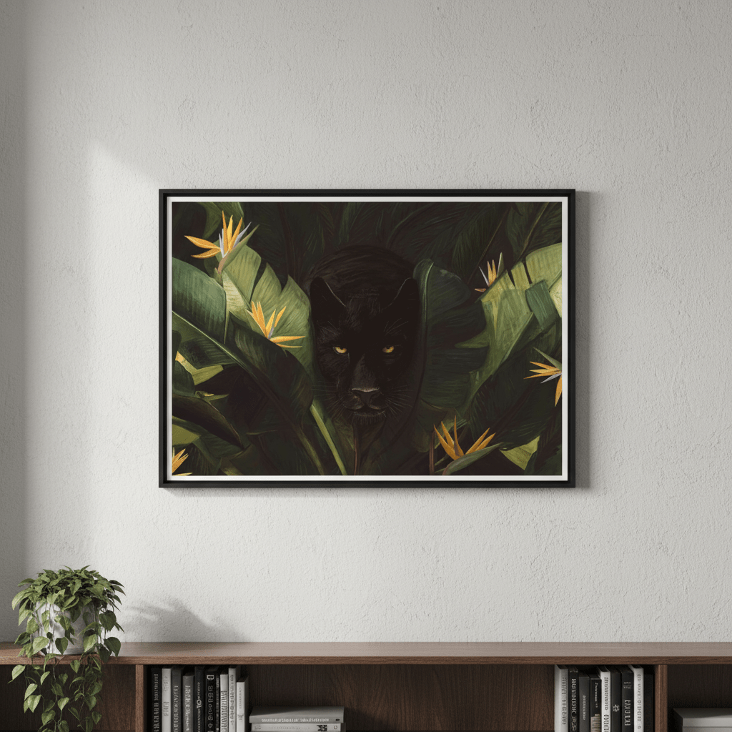 Hello Panther by Florent Bodart wall - art - picture - poster