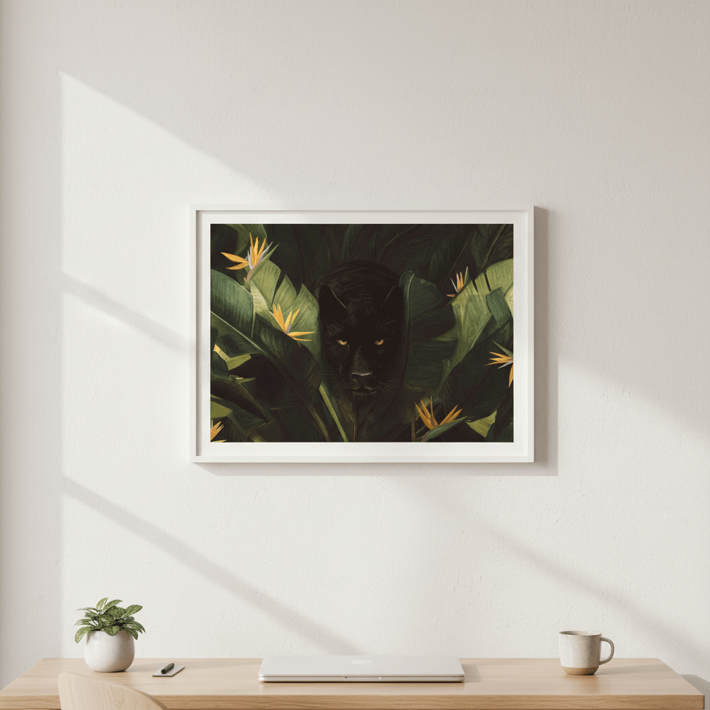 Hello Panther by Florent Bodart wall - art - picture - poster