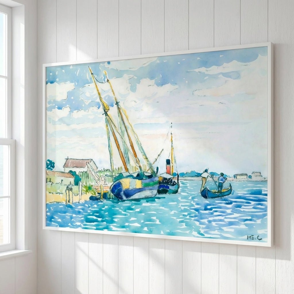 Henri - Edmond Cross Marine Scene wall - art - picture - poster