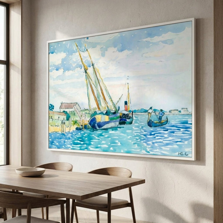 Henri - Edmond Cross Marine Scene wall - art - picture - poster