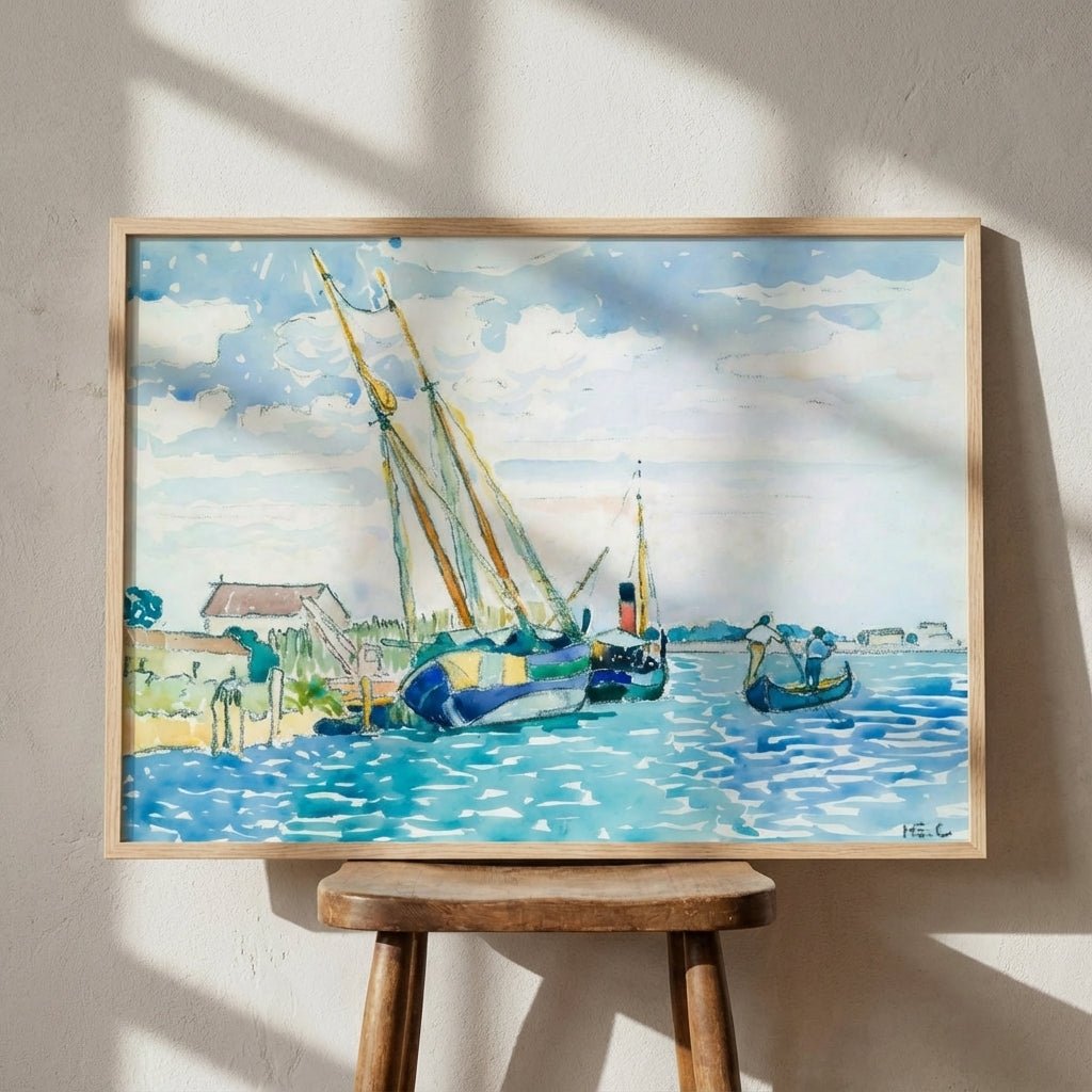 Henri - Edmond Cross Marine Scene wall - art - picture - poster