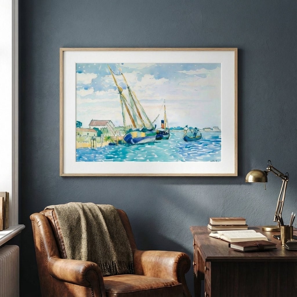 Henri - Edmond Cross Marine Scene wall - art - picture - poster