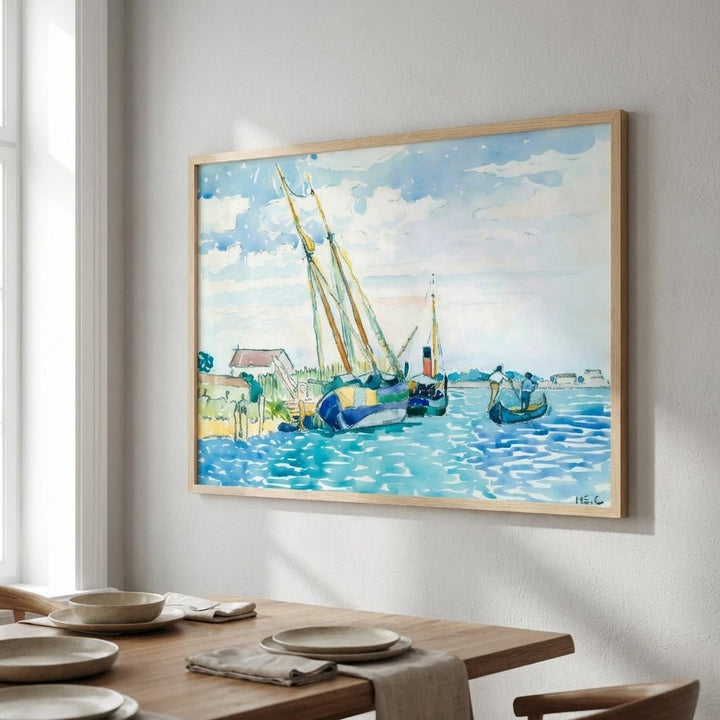 Henri - Edmond Cross Marine Scene wall - art - picture - poster