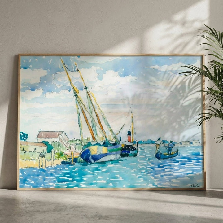 Henri - Edmond Cross Marine Scene wall - art - picture - poster