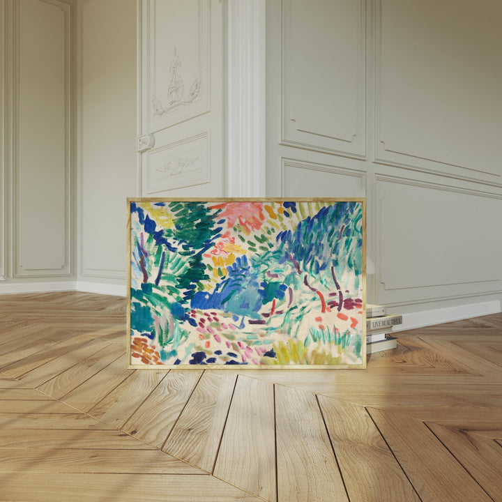 Henri Matisse Landscape at Colliourem,livingroom,timber border