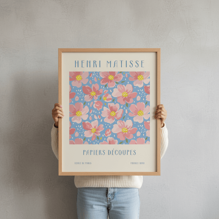 Henri Matisse Papiers Decoupes Flower Market France 1890 wall - art - picture - poster