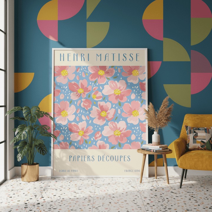 Henri Matisse Papiers Decoupes Flower Market France 1890 wall - art - picture - poster