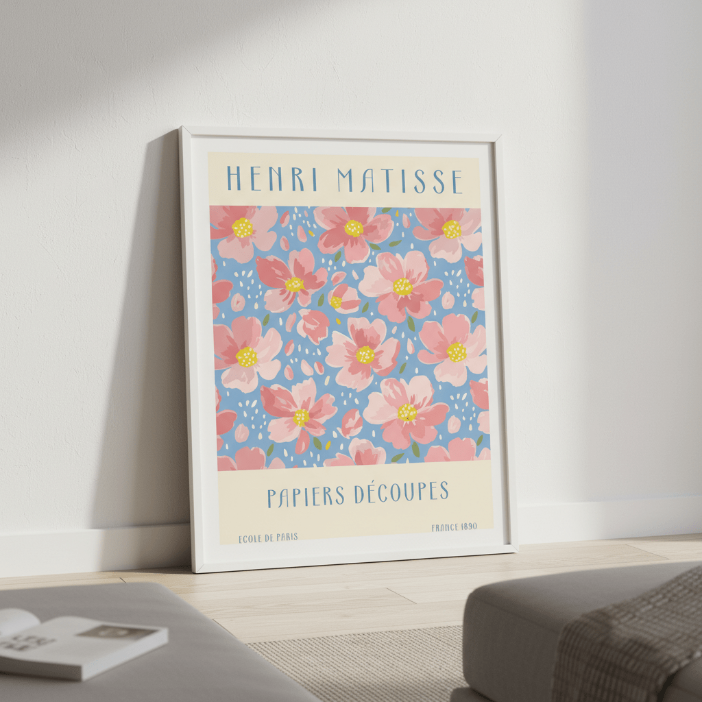 Henri Matisse Papiers Decoupes Flower Market France 1890 wall - art - picture - poster