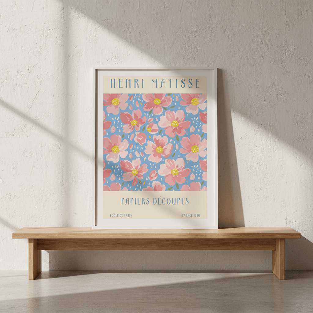 Henri Matisse Papiers Decoupes Flower Market France 1890 wall - art - picture - poster