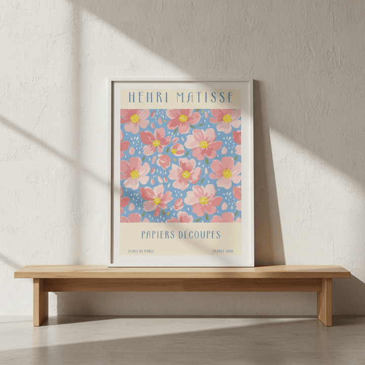 Henri Matisse Papiers Decoupes Flower Market France 1890 wall - art - picture - poster