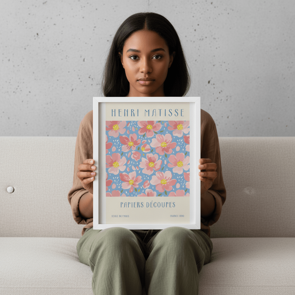 Henri Matisse Papiers Decoupes Flower Market France 1890 wall - art - picture - poster