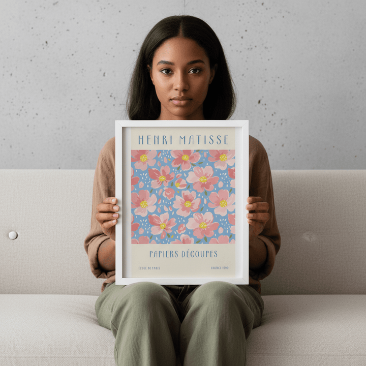 Henri Matisse Papiers Decoupes Flower Market France 1890 wall - art - picture - poster