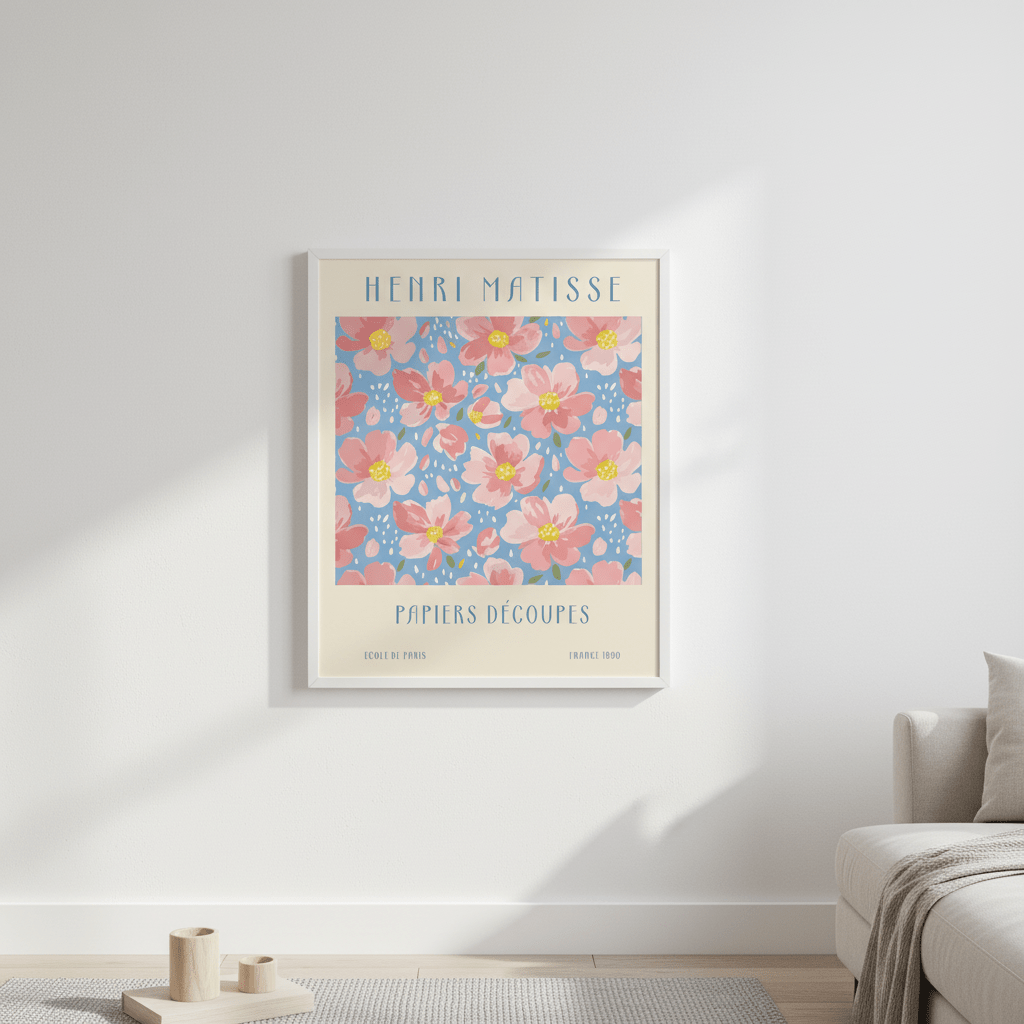 Henri Matisse Papiers Decoupes Flower Market France 1890 wall - art - picture - poster