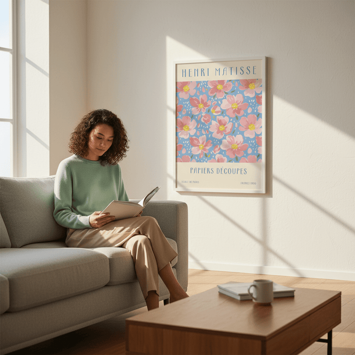 Henri Matisse Papiers Decoupes Flower Market France 1890 wall - art - picture - poster