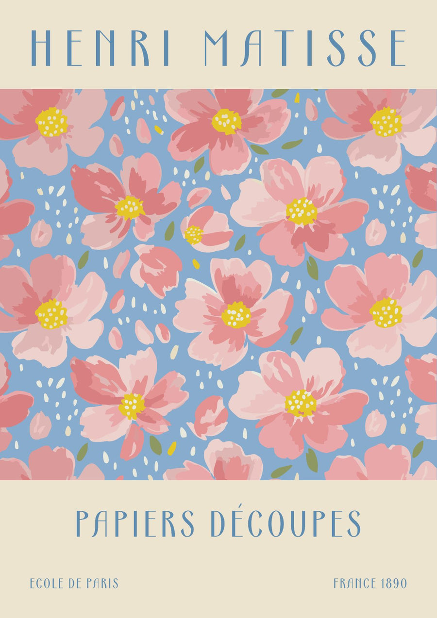 Henri Matisse Papiers Decoupes Flower Market France 1890