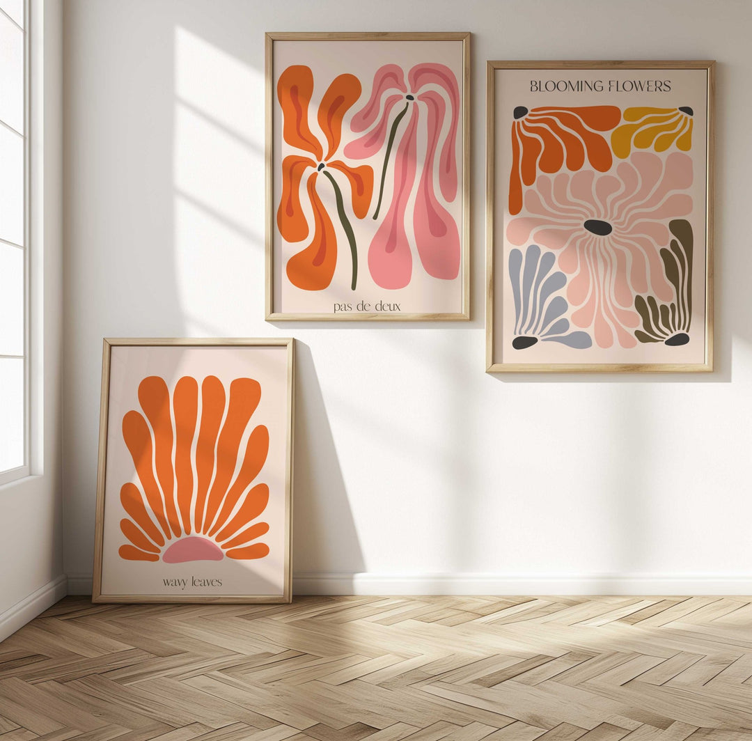 Henri Matisse Retro Flower Market Trio Wall Art - Style My Wall