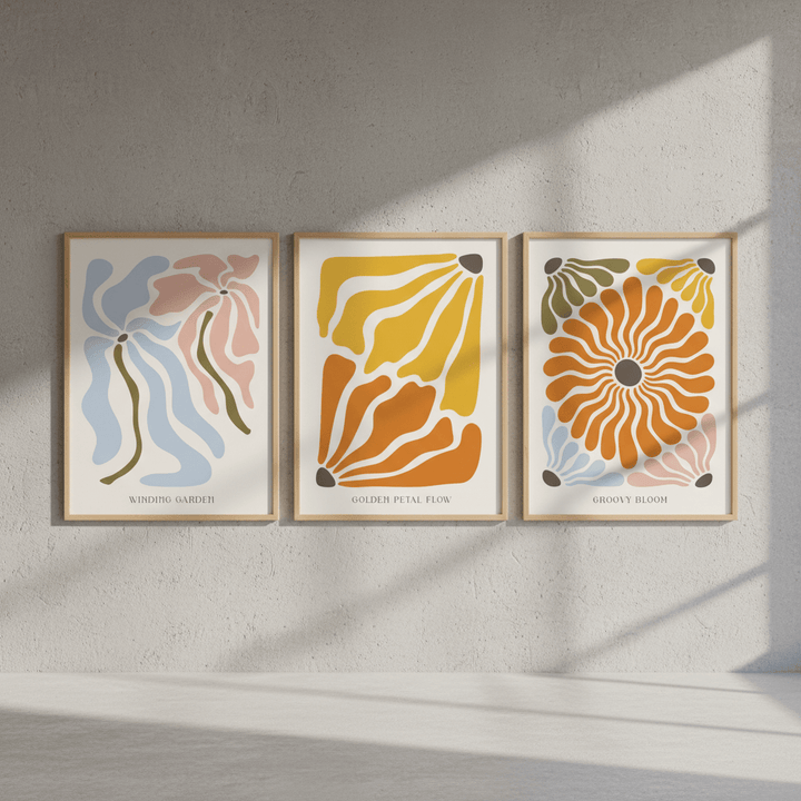 Henri Matisse Retro Flower Market Trio Wall Art wall - art - picture - poster