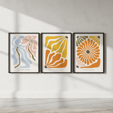 Henri Matisse Retro Flower Market Trio Wall Art wall - art - picture - poster