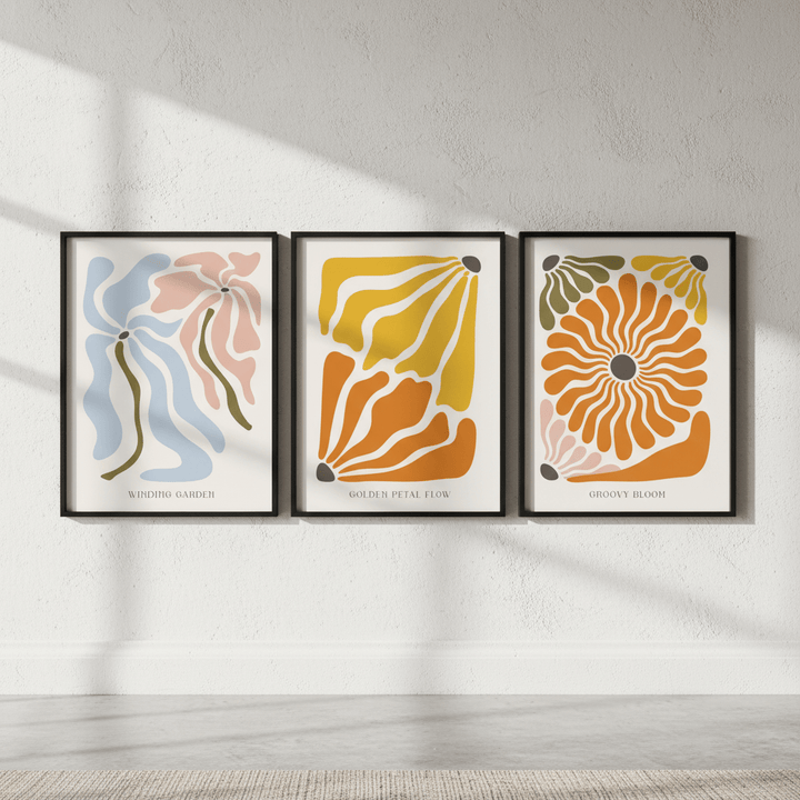 Henri Matisse Retro Flower Market Trio Wall Art wall - art - picture - poster