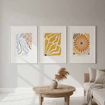 Henri Matisse Retro Flower Market Trio Wall Art wall - art - picture - poster