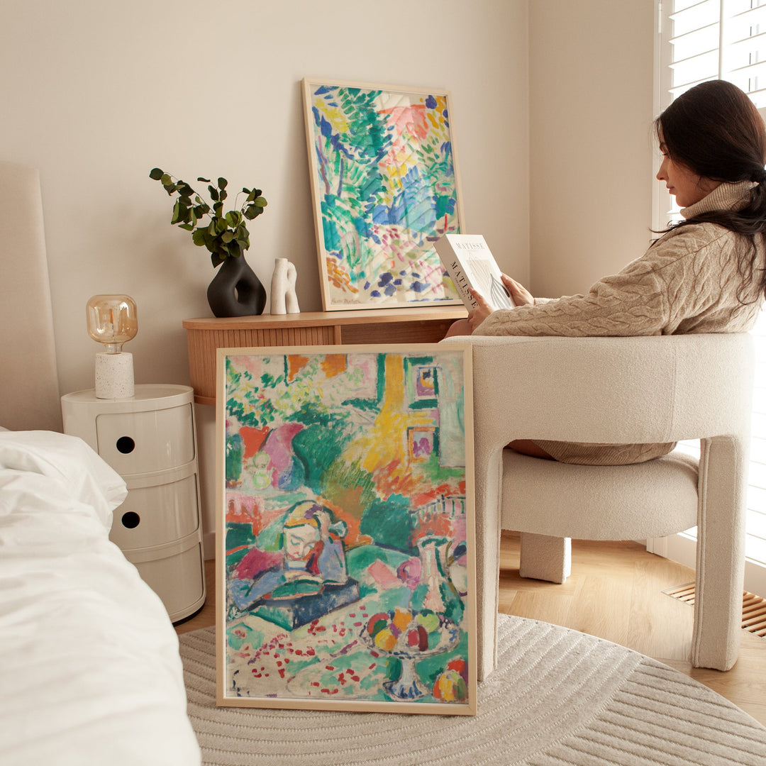 Henri Matisse Woman & Landscape Exhibition Duo wall - art - picture - poster