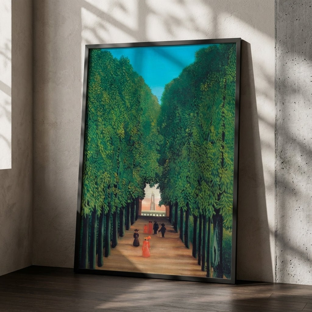 Henri Rousseau The Avenue in Saint - Cloud Park wall - art - picture - poster