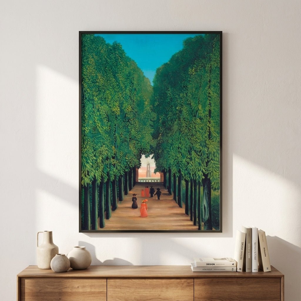 Henri Rousseau The Avenue in Saint - Cloud Park wall - art - picture - poster