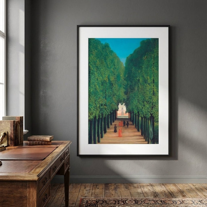 Henri Rousseau The Avenue in Saint - Cloud Park wall - art - picture - poster