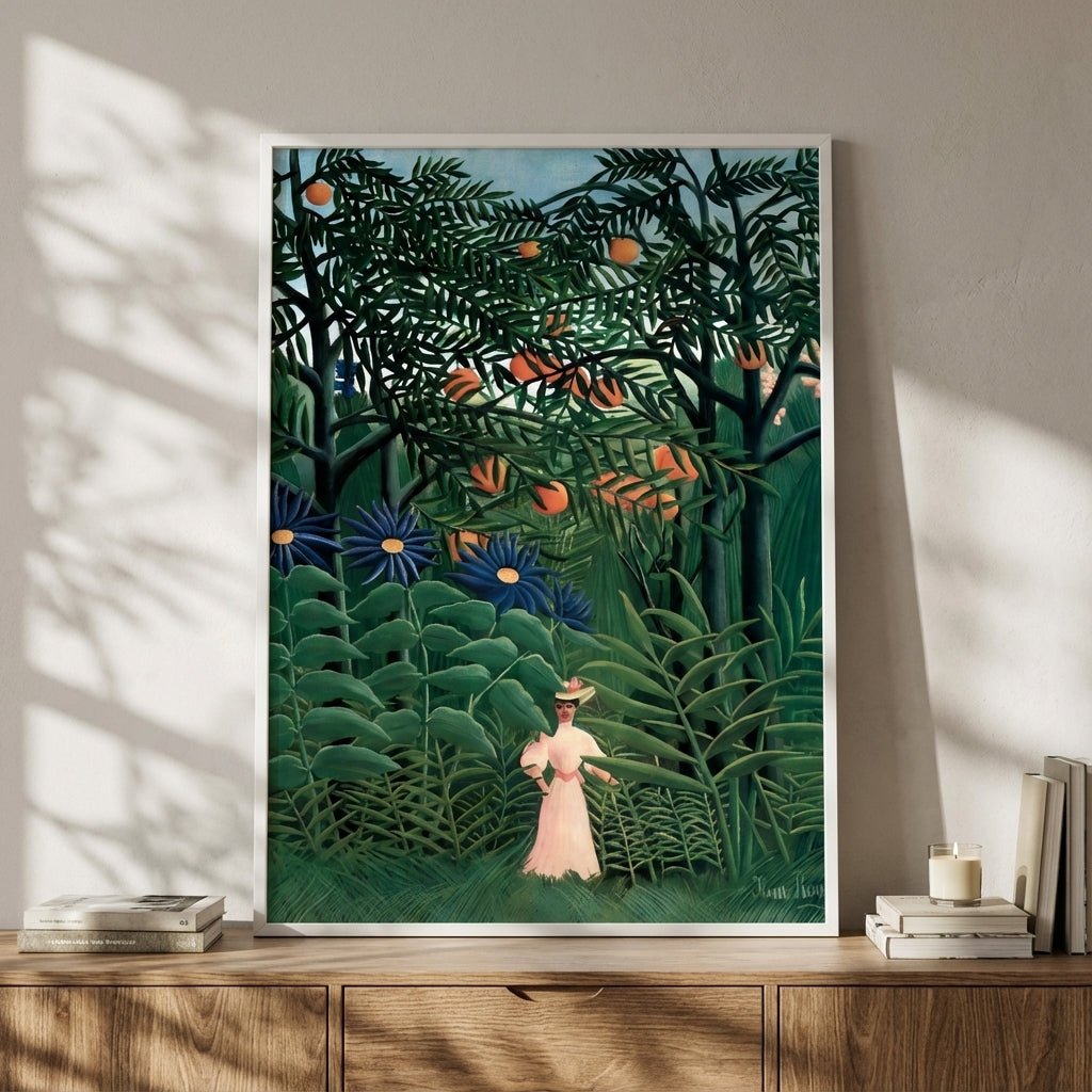 Henri Rousseau Woman Walking in Forest wall - art - picture - poster