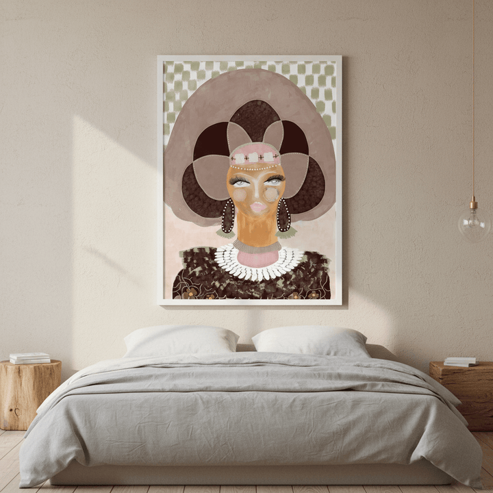 Hera Check by Inkheart Designs wall - art - picture - poster