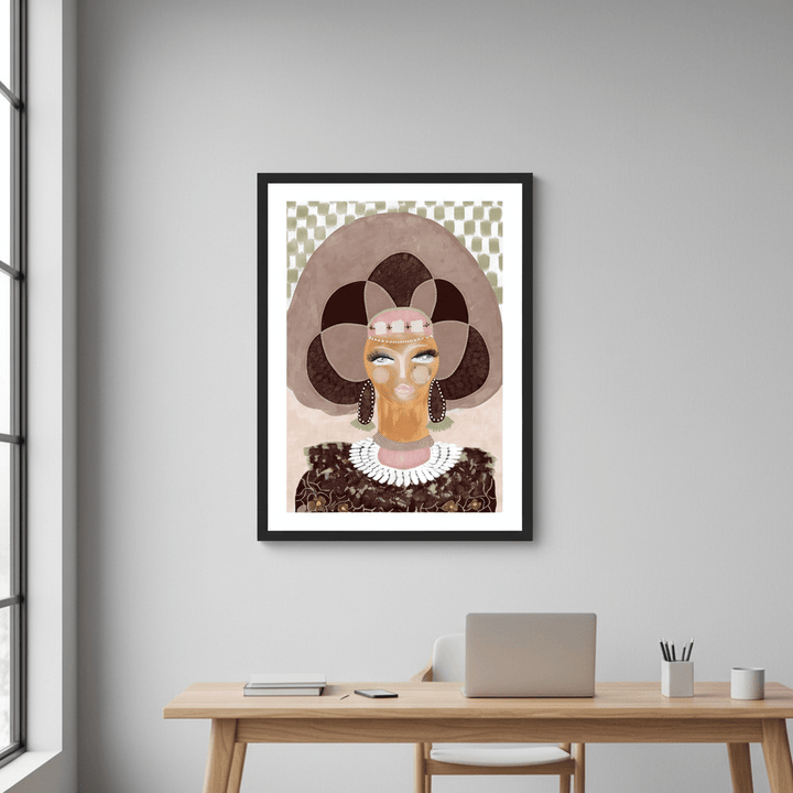 Hera Check by Inkheart Designs wall - art - picture - poster
