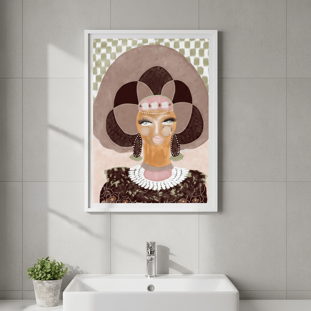 Hera Check by Inkheart Designs wall - art - picture - poster
