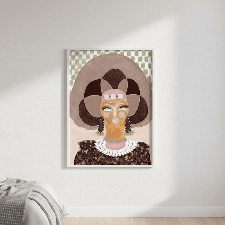 Hera Check by Inkheart Designs wall - art - picture - poster