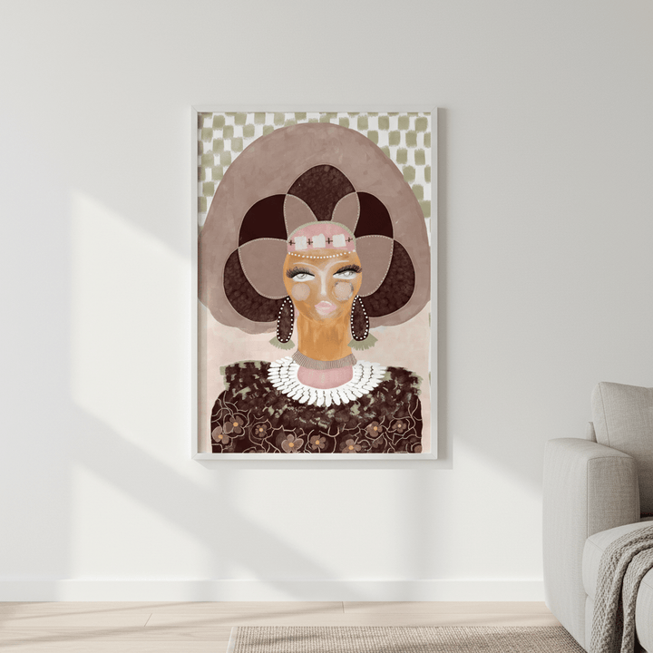 Hera Check by Inkheart Designs wall - art - picture - poster
