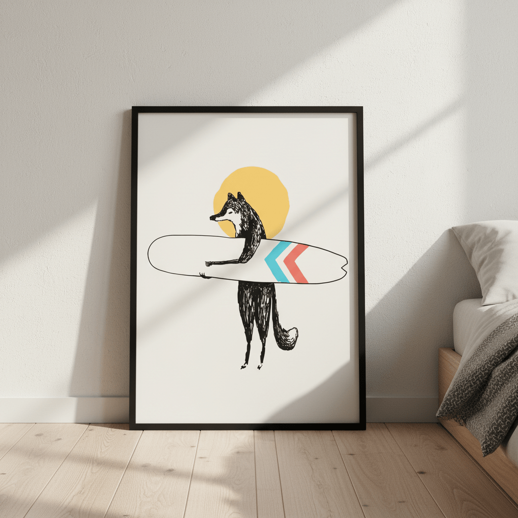 Here Comes the Sun by Florent Bodart wall - art - picture - poster