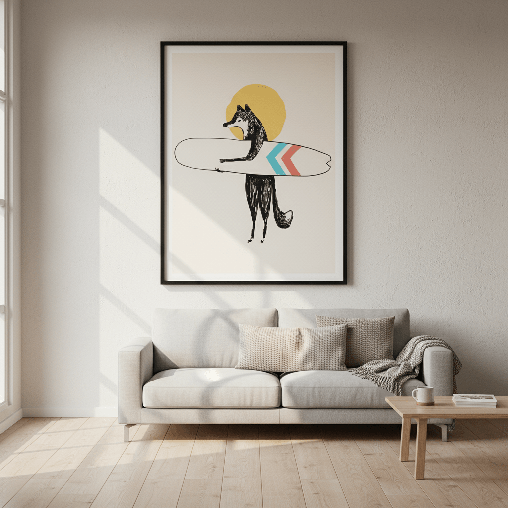 Here Comes the Sun by Florent Bodart wall - art - picture - poster