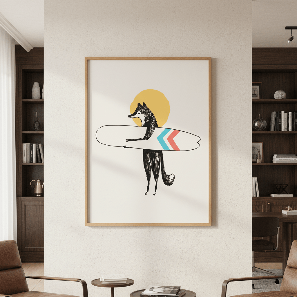 Here Comes the Sun by Florent Bodart wall - art - picture - poster